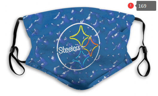 NFL Pittsburgh Steelers #1 Dust mask with filter->nfl dust mask->Sports Accessory